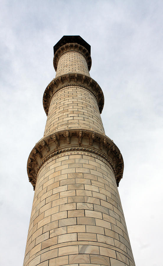 Taj Mahal Minaret #1 Photograph by Aidan Moran