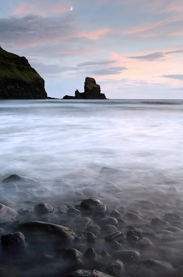 Sunset Photograph - Talisker bay Scotland by Grant Glendinning