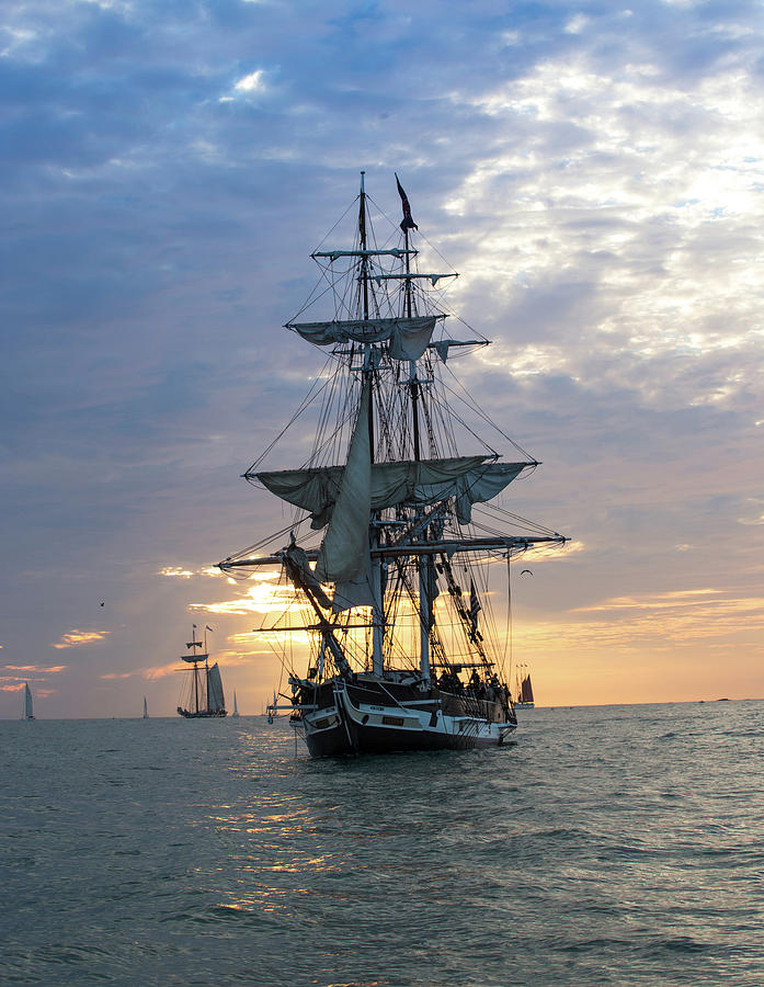 Tall Ship The Pacific Ocean, Dana Point #1 Photograph by Panoramic Images