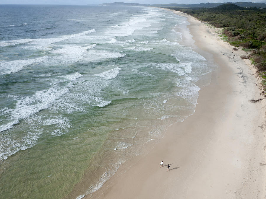 Beach Photograph - Tallow Beach Near Byron Bay, New South #1 by Rob Huntley