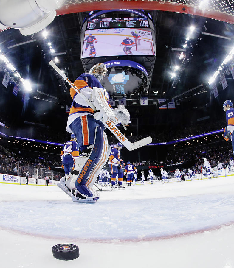 New York Islanders Photograph - Tampa Bay Lightning V New York #1 by Bruce Bennett