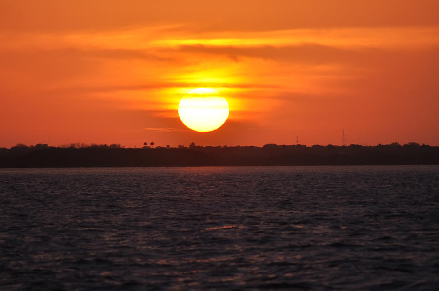 Tampa Bay Sunrise #1 Photograph by Bill Cannon