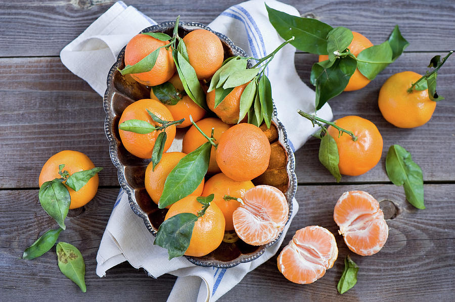 Tangerines #1 Photograph by Verdina Anna