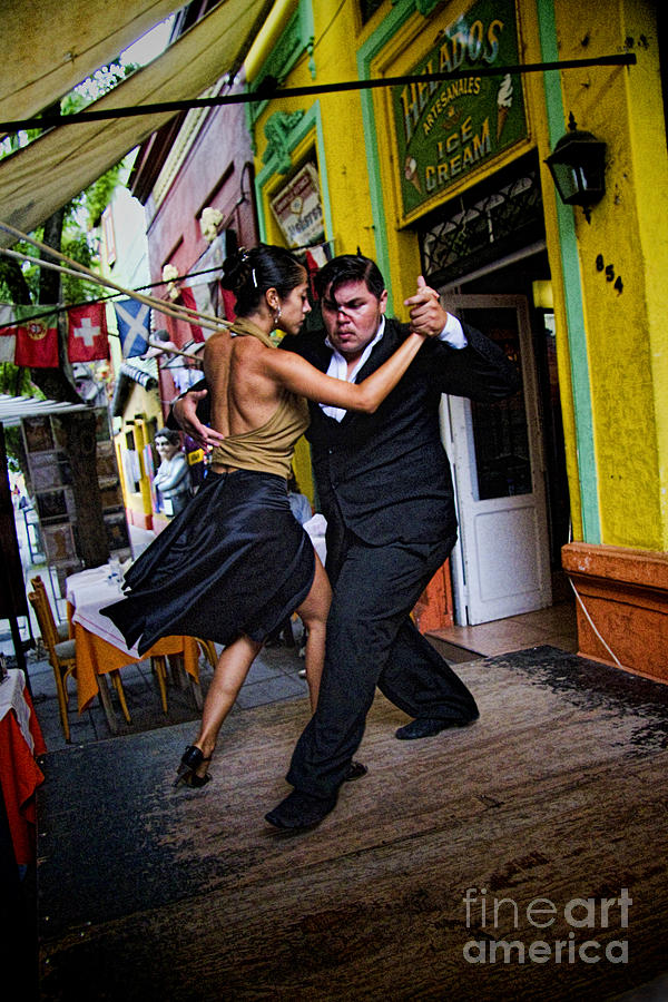 Tango Dancing in Buenos Aires Argentina #1 Photograph by David Smith