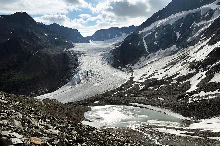 Taschach Glacier #1 Photograph by Martin Rietze