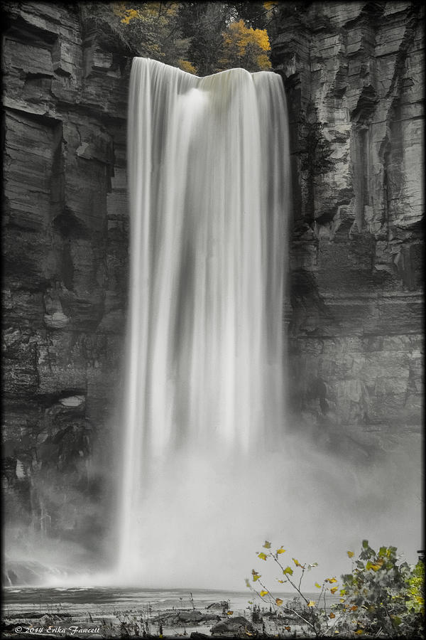 Taughannock Falls #1 Photograph by Erika Fawcett
