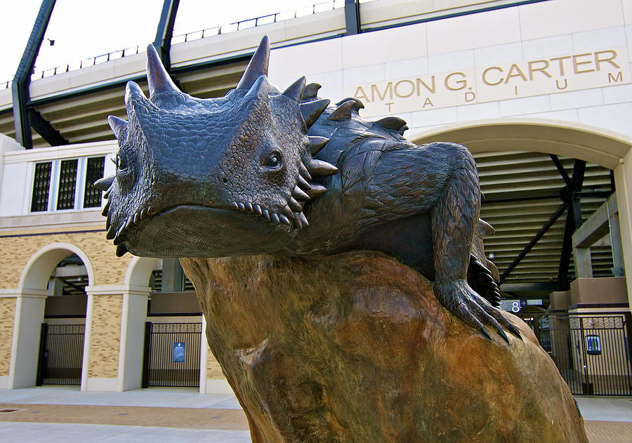 Texas Christian University Photograph - TCU Horned Frogs..Fear the Frog by John Babis