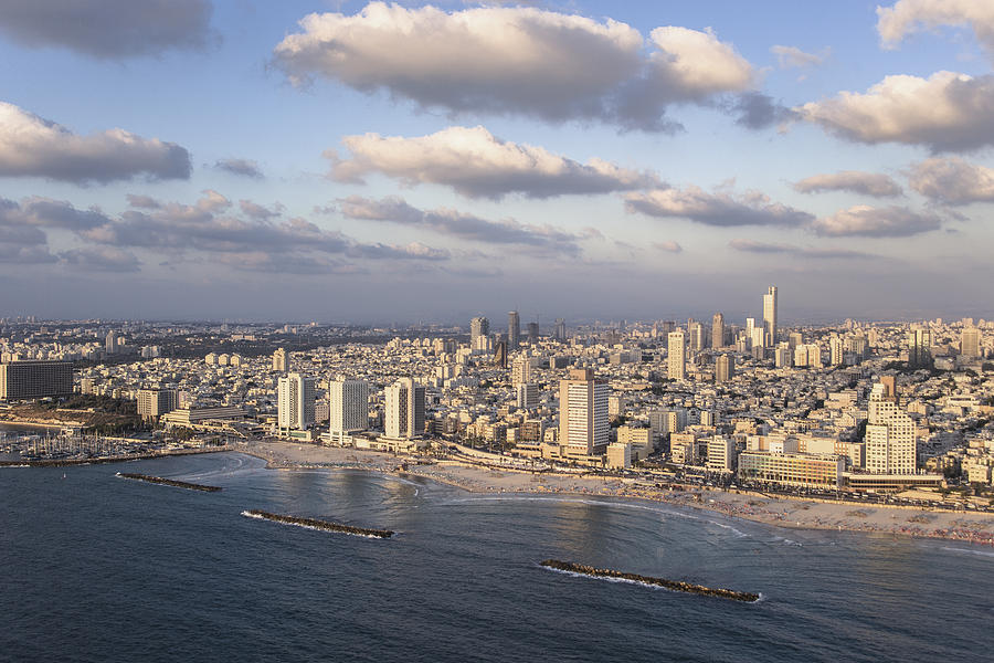 Tel Aviv Shore Line, Tel Aviv Photograph by Ofir Ben Tov - Fine Art America