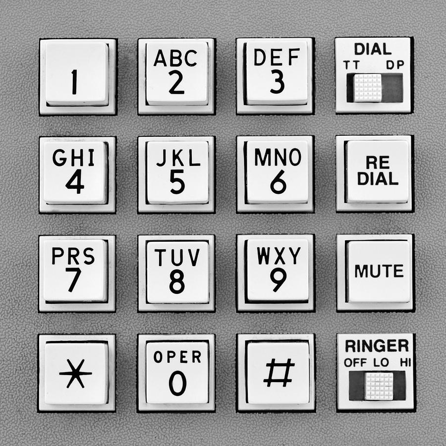 picture of telephone keypad with letters