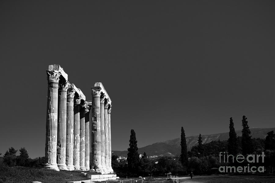 Greek Photograph - Temple of Zeus #1 by Gabriela Insuratelu