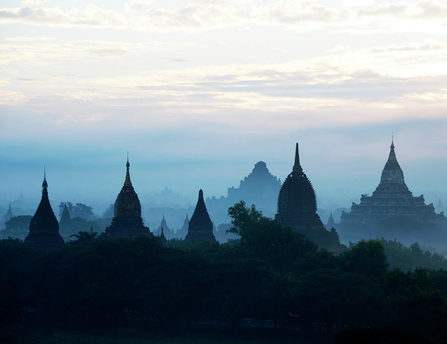 Temples In Bagan, Myanmar #1 Photograph by Leontura