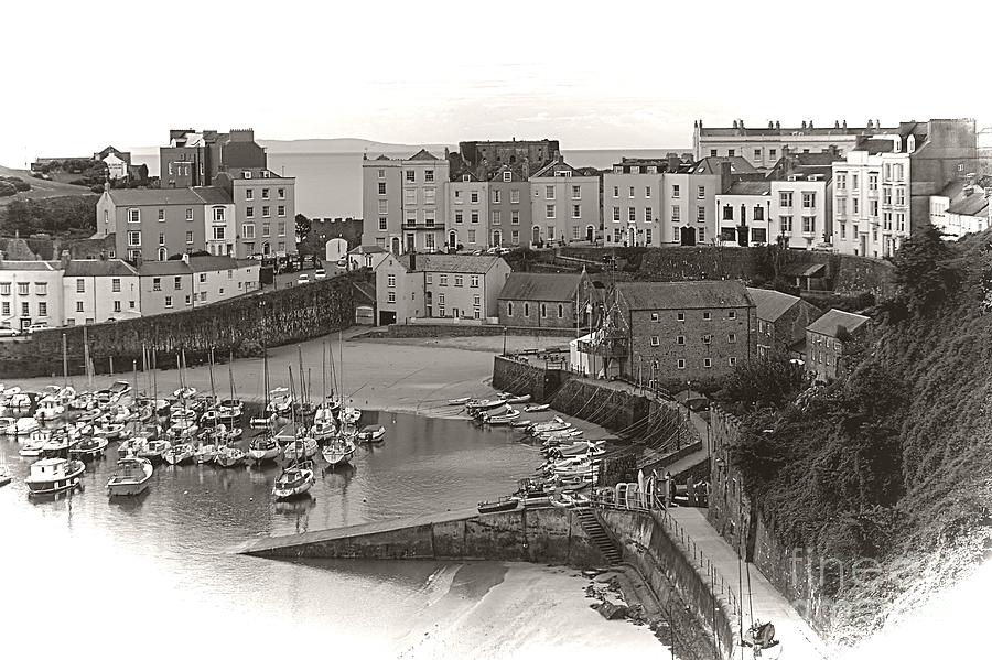 Tenby Harbour in the Morning #1 Photograph by Jeremy Hayden
