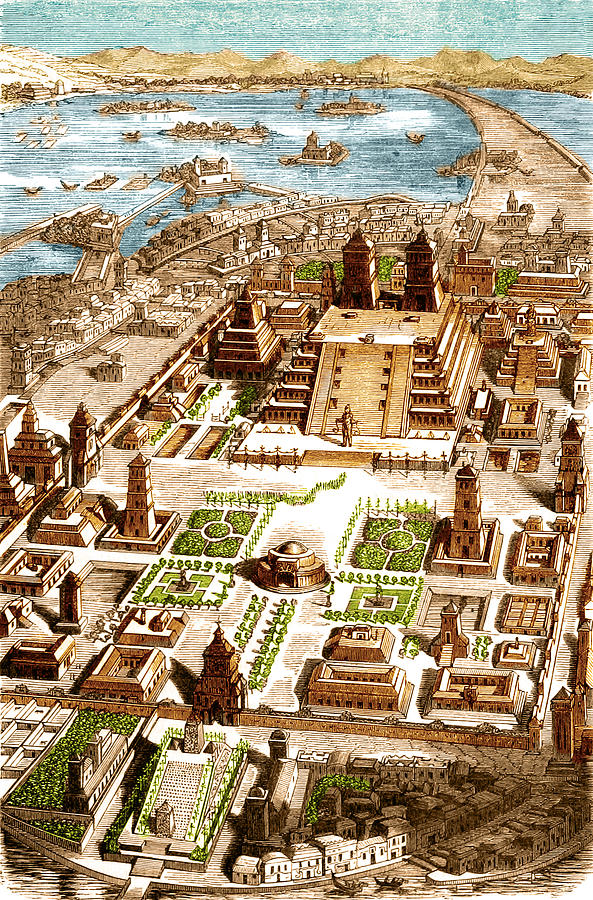 History Photograph - Tenochtitlan, Aztec City-state #1 by Science Source