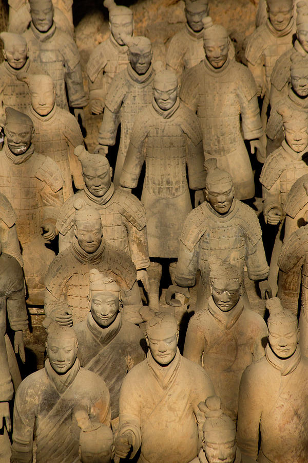 Ancient Photograph - Terracotta Soldiers Unesco World #1 by Darrell Gulin