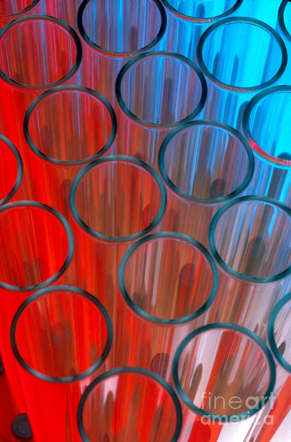 Test Tubes #5 Photograph by Charlotte Raymond