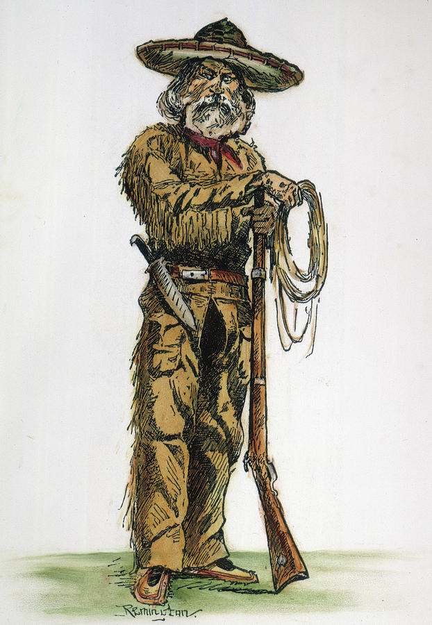 Texas Cowboy, 1887 #1 Drawing by Granger