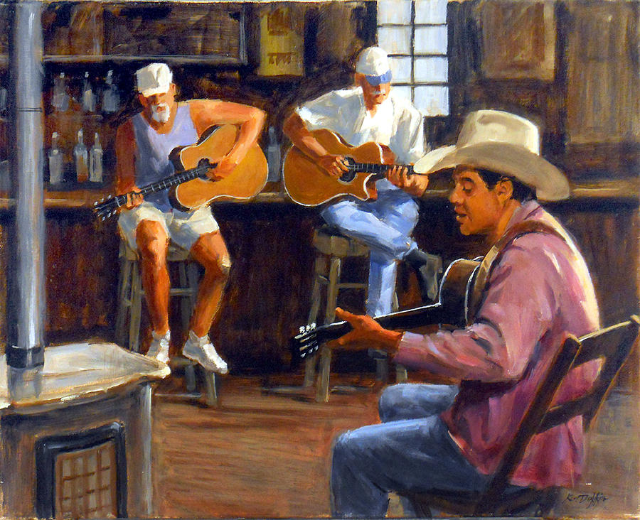 Texas guitars Painting by Ken Duffin - Fine Art America