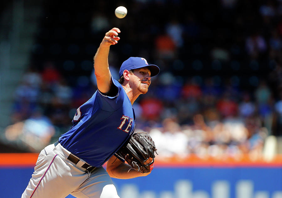 Texas Rangers V New York Mets 1 Photograph by Jim Mcisaac Texas Rangers V New York Mets 1 Photograph by Jim Mcisaac