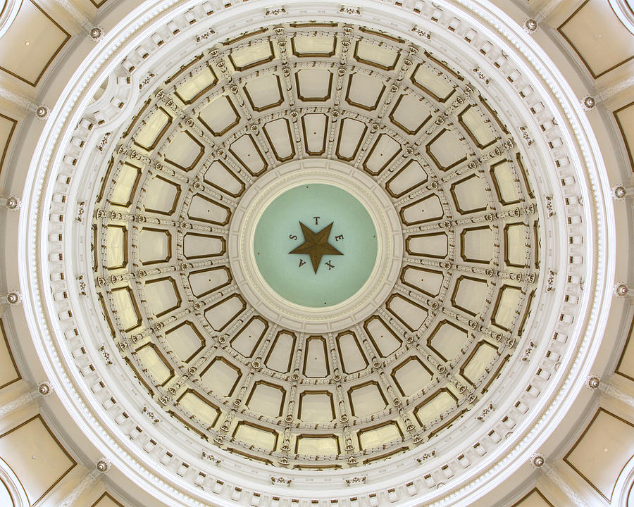 Texas State Capitol Dome Interior 2 Photograph by Rob Greebon