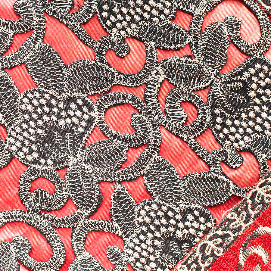 Pattern Photograph - Textile pattern #1 by Tom Gowanlock