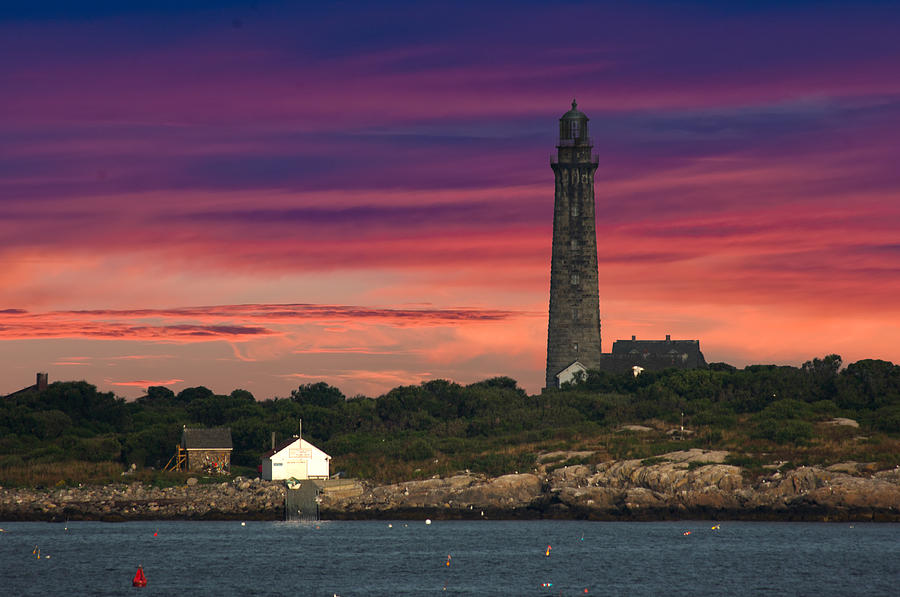 Thatcher Island Twin Lighthouse Photograph
