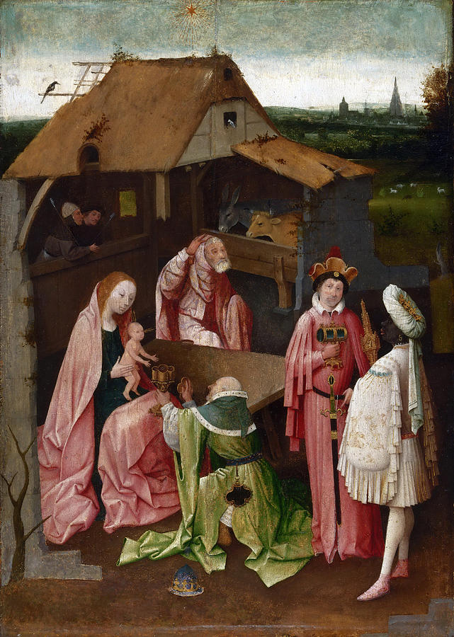 The Adoration of the Magi #3 Painting by Hieronymus Bosch