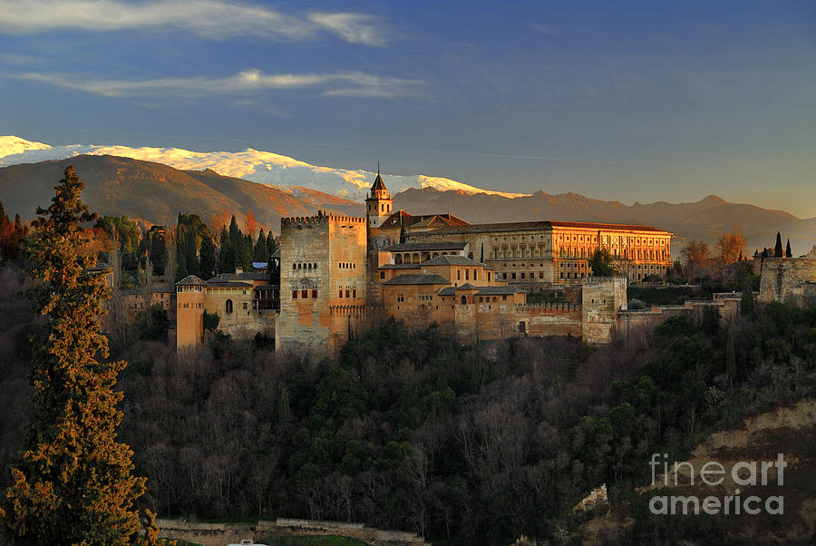 The Alhambra Palace  #1 Photograph by Guido Montanes Castillo