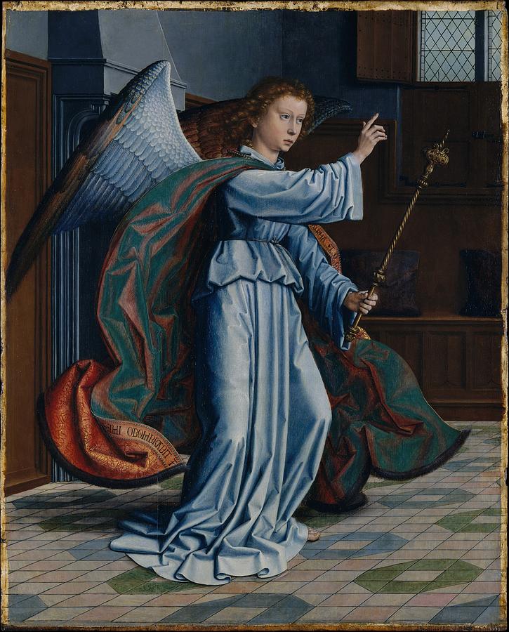 The Annunciation #6 Painting by Gerard David