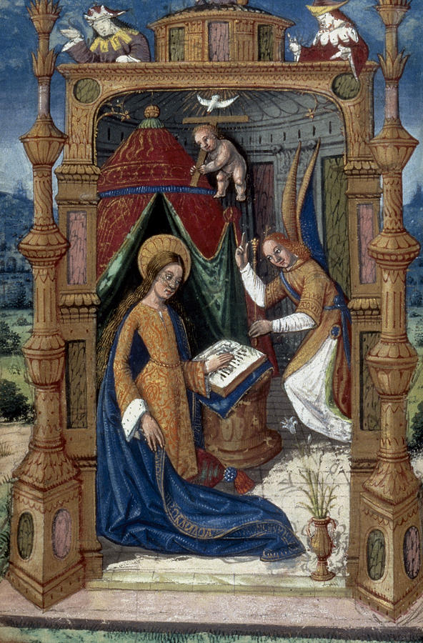 The Annunciation #1 Painting by Granger