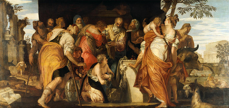 The Anointment of David #3 Painting by Paolo Veronese