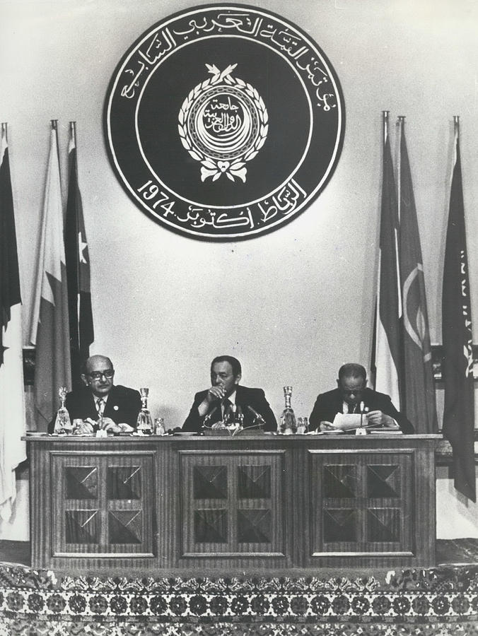The Arab Summit Conference At Rabat #1 Photograph by Retro Images Archive