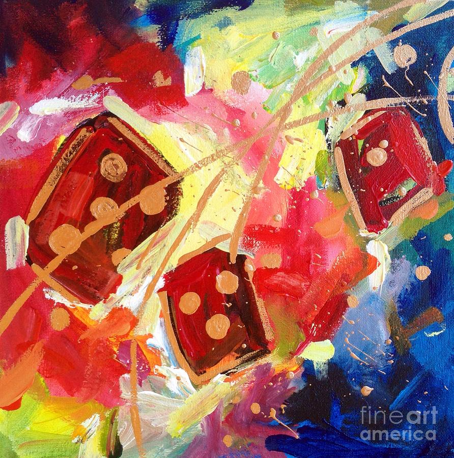 The Art Of The Roll #2 Painting by Sherry Harradence
