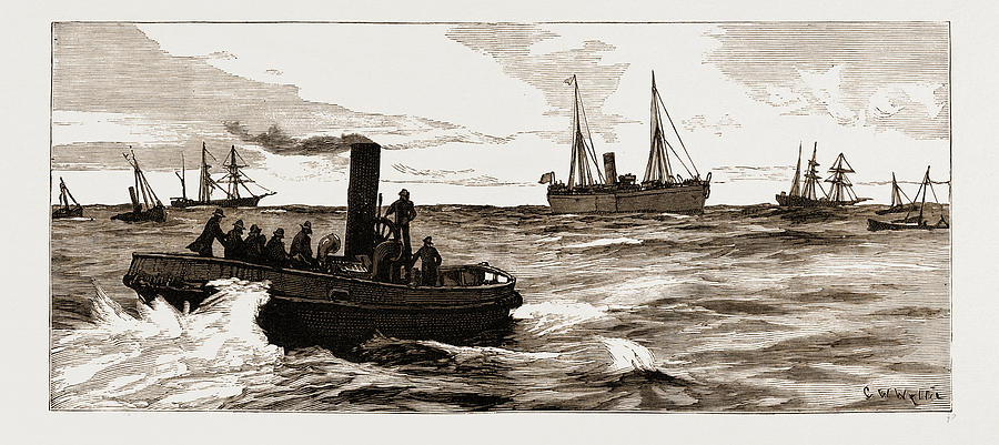 Vintage Drawing - The Assassination Of Carey, Arrest Of Odonnell At Port #1 by Litz Collection