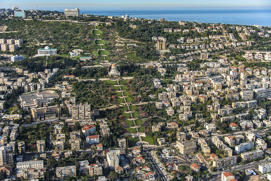 Architecture Photograph - The Bahai Temple In Haifa, Shrine #1 by Ofir Ben Tov
