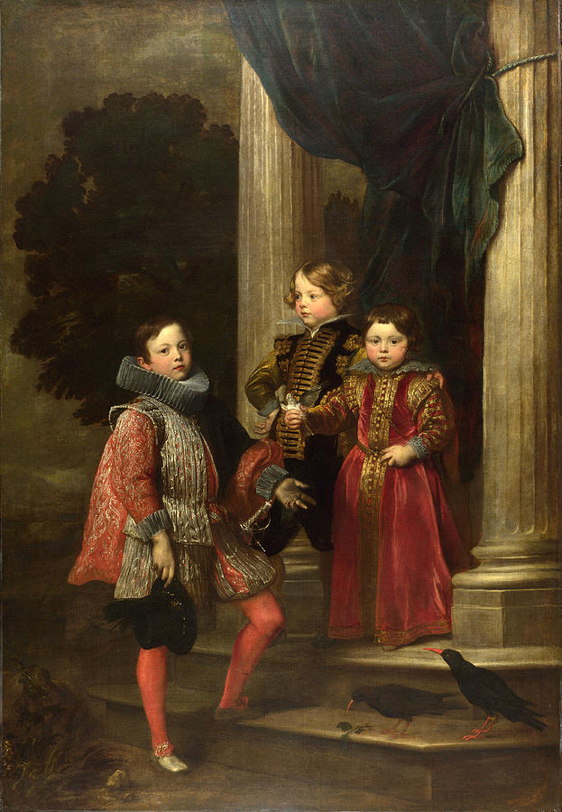 The Balbi Children #5 Painting by Anthony van Dyck