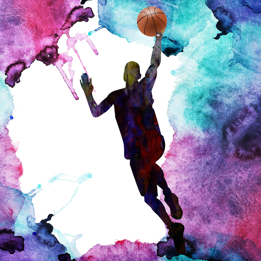 The Basket Player  #2 Painting by Celestial Images