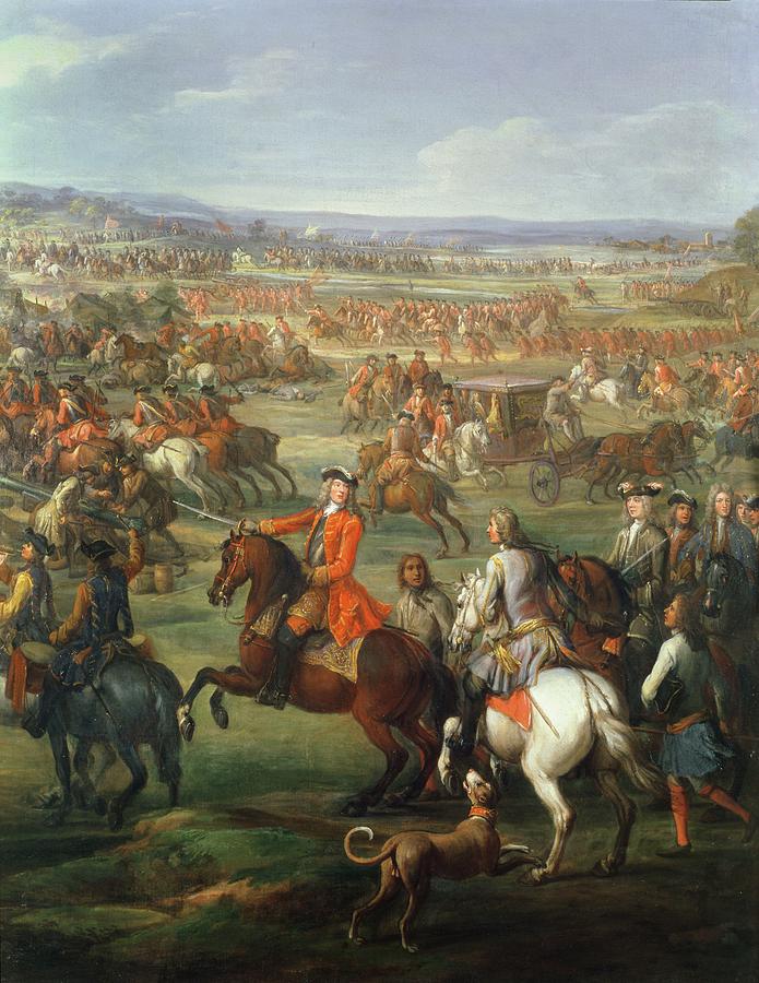 The Battle Of Blenheim On The 13th Painting by John Wootton - Fine Art ...