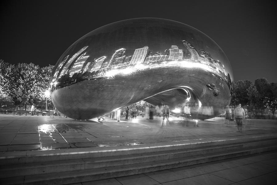 The Bean at Night #1 Photograph by John McGraw