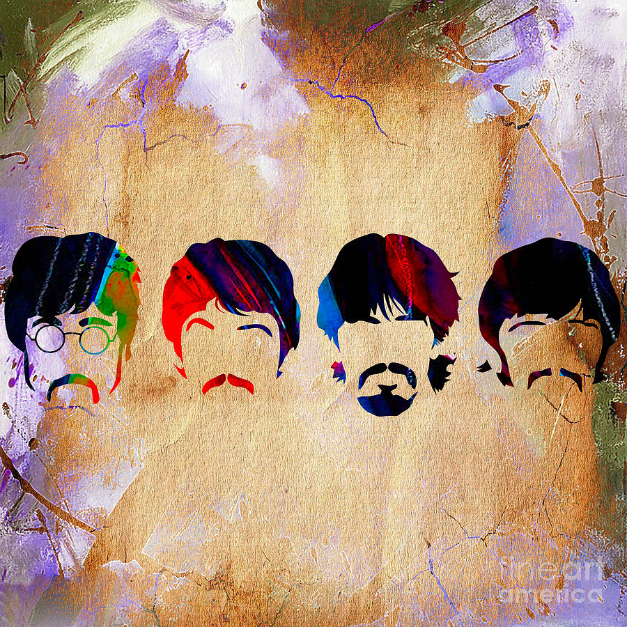 The Beatles Mixed Media - The Beatles Collection #1 by Marvin Blaine