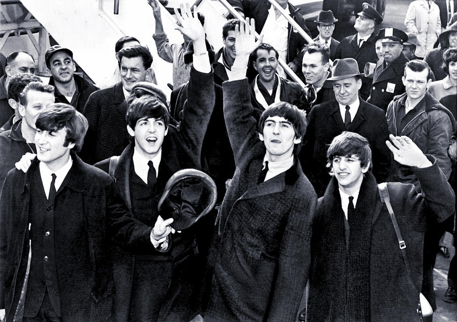 The Beatles Land in America - 1964 Photograph by Mountain Dreams - Fine ...