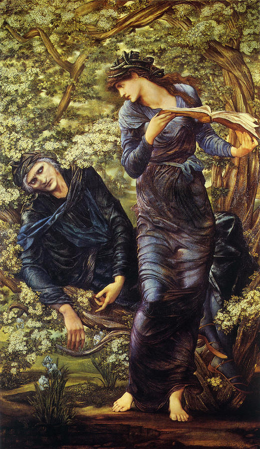 Tree Digital Art - The Beguiling Of Merlin #1 by Edward Burne Jones