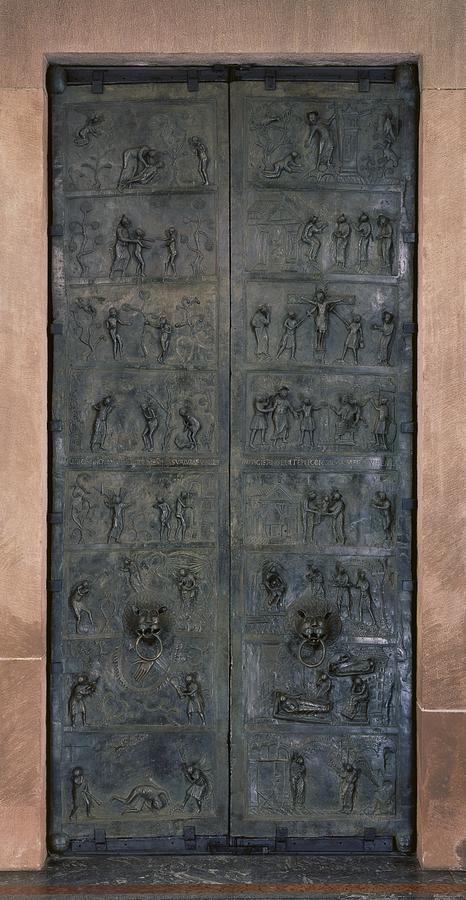 The Bernward Doors. 1015. Germany Photograph by Everett - Fine Art America