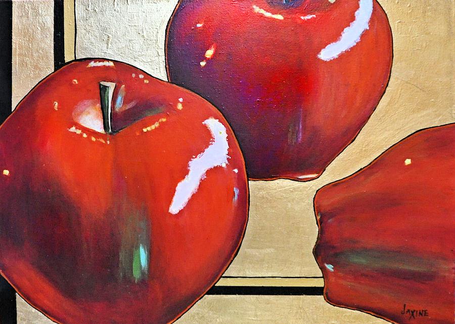 The big Apple #1 Painting by JAXINE Cummins