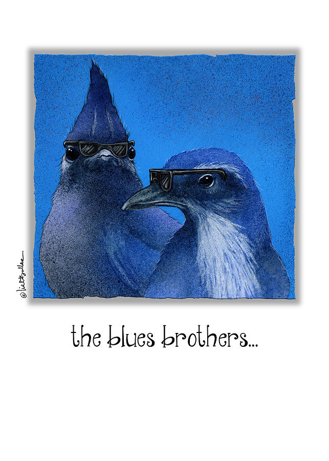 The Blues Brothers... #2 Painting by Will Bullas