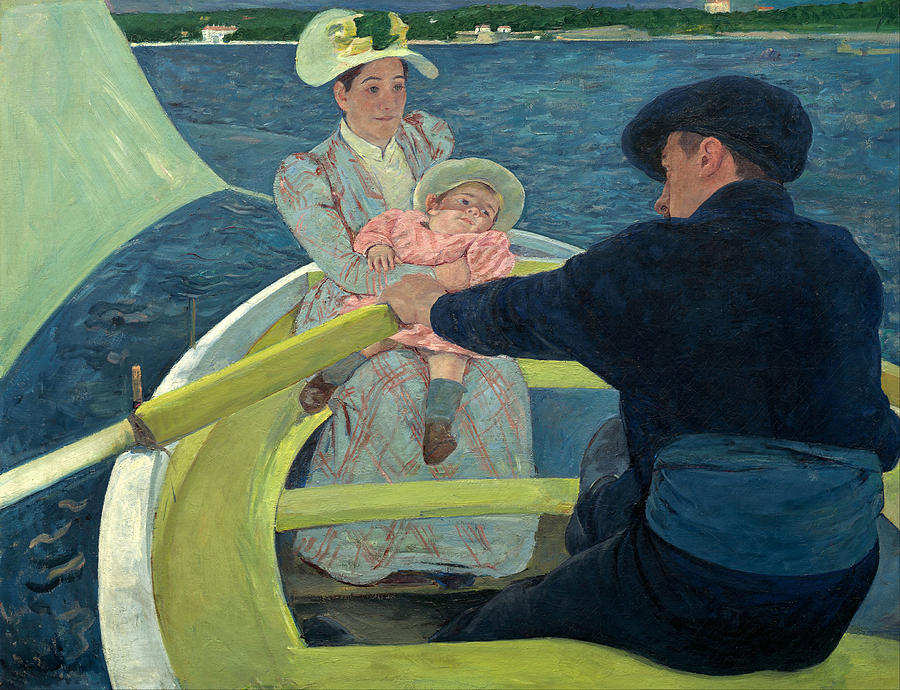 The Boating Party #1 Painting by Mary Stevenson Cassatt