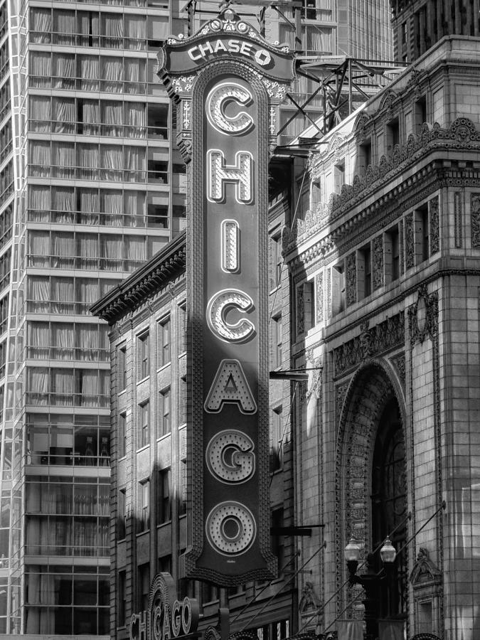 Chicago Photograph - The Chicago Theatre #1 by Mountain Dreams