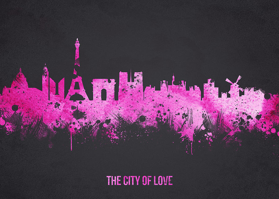 Architecture Digital Art - The City Of Love #2 by Aged Pixel