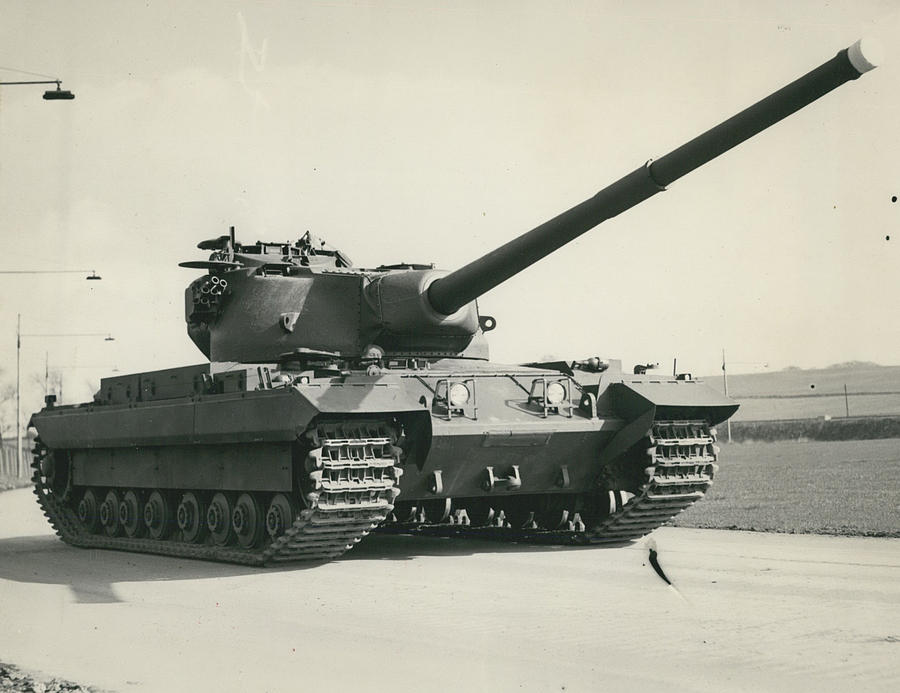 “the Conqueror” The Army’s New Heavy Gun Tank On Show. #1 Photograph by ...