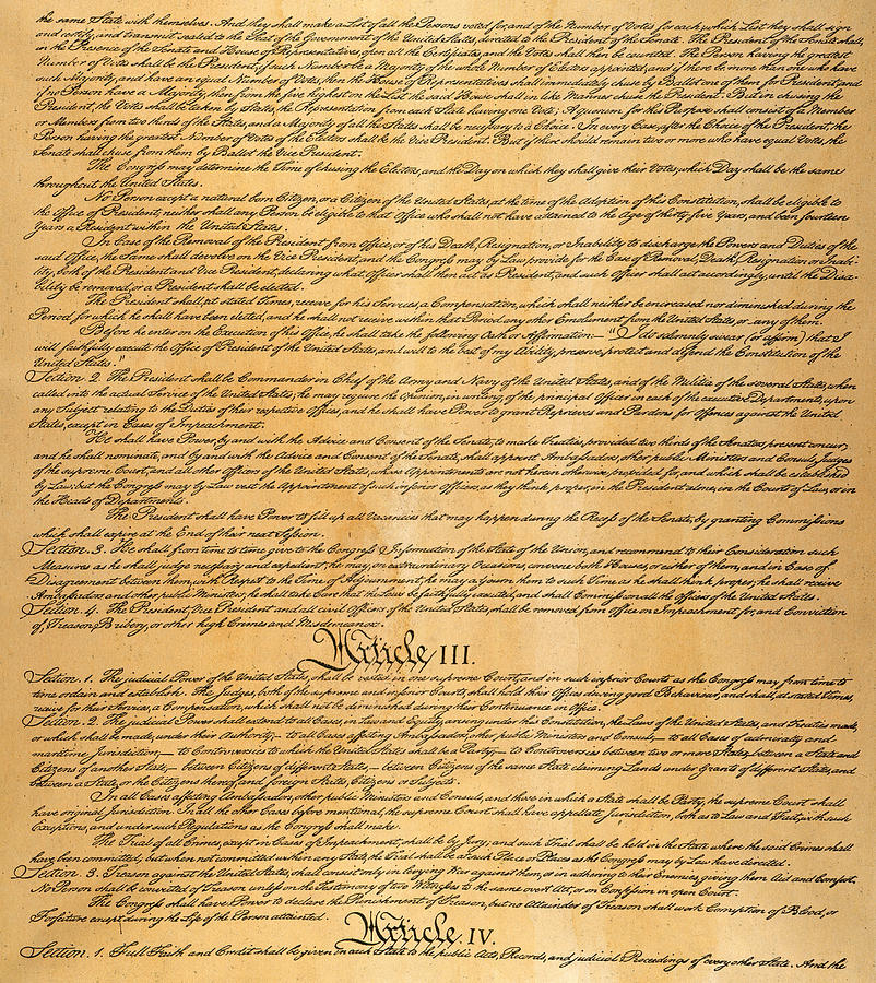 The Constitution, 1787 Photograph by Granger