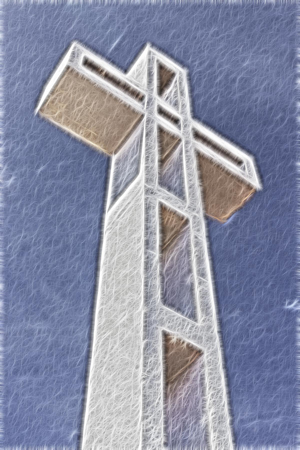 The Cross #2 Digital Art by Photographic Art by Russel Ray Photos